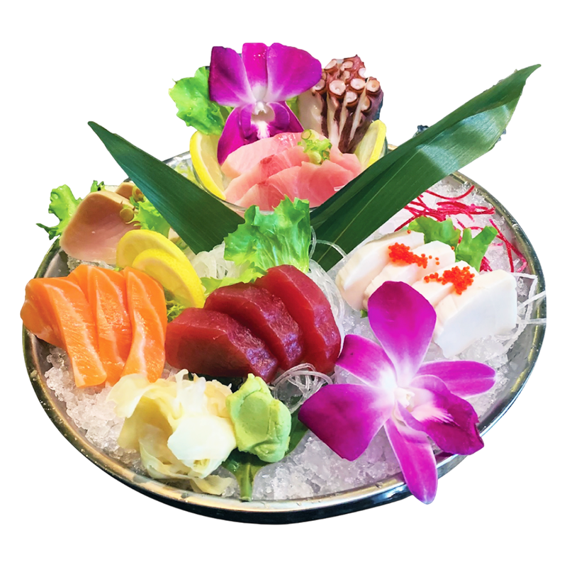 Fresh sashimi platter